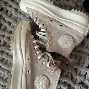 Converse Women's Cream High-Top Sneakers